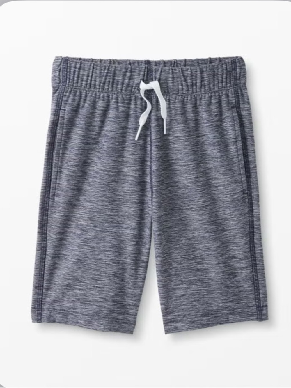 Hanna Andersson Play All Day UV Shorts Heathered Blue Size 100cm 4T Athletic